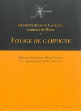Voyage de campagne - Henriette-Julie de Castelnau de Murat