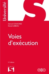 Voies d'exécution - Gérard Couchez