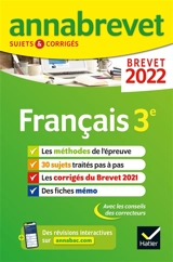 Français 3e : brevet 2022 - Christine Formond