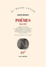 Poèmes : 1961-1987 - Joseph Brodsky