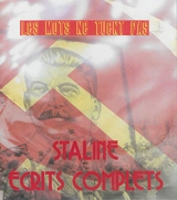 Ecrits complets - Iosif Vissarionovitch Staline