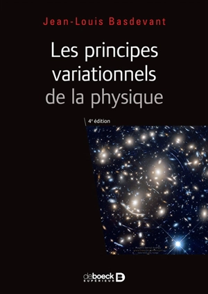 Principes variationnels de la physique - Jean-Louis Basdevant