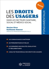 Les droits des usagers dans les secteurs sanitaire, social et médico-social - Marion Girer