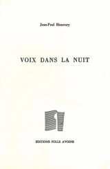Voix dans la nuit - Jean-Paul Hameury