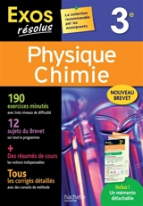 Physique chimie 3e : nouveau brevet - Sébastien Dessaint