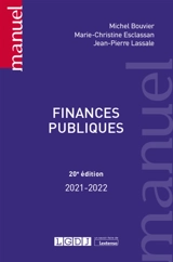 Finances publiques : 2021-2022 - Michel Bouvier