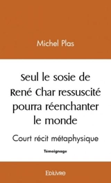Seul le sosie de rené char ressuscité pourra réenchanter ce monde : Court récit métaphysique - Plas Michel