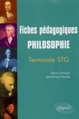 Philosophie terminale STG : fiches pédagogiques - Pierre Carrique
