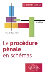 La procédure pénale en schémas - Johan Dechepy-Tellier