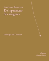 De l'apesanteur des araignées - Jonathan Edwards
