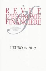 Revue d'économie financière, n° 96. L'euro en 2019 - Jean Pisani-Ferry