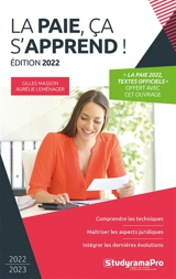 La paie, ça s'apprend ! : 2022-2023 - Gilles Masson