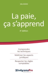 La paie, ça s'apprend - Gilles Masson