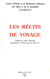 Les Récits de voyage - Centre d'étude et de recherche d'histoire des idées et de la sensibilité (Mont-Saint-Aignan, Seine-Maritime)