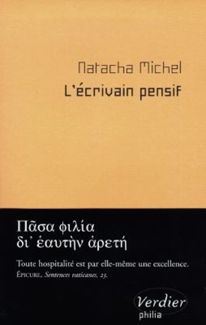 L'écrivain pensif - Natacha Michel