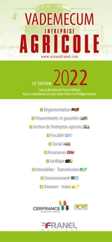 Vademecum de l'entreprise agricole 2022 - Jean-Marie Deterre