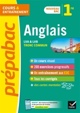 Anglais, LVA & LVB tronc commun 1re générale : nouveau bac