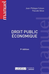 Droit public économique - Jean-Philippe Colson