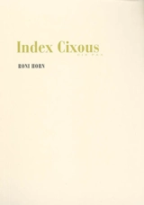 Index Cixous : cix pax - Roni Horn