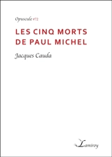 Les cinq morts de Paul Michel - Jacques Cauda