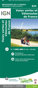 924 - VELOROUTES ET VOIES VERTES DE FRANCE - Collectif