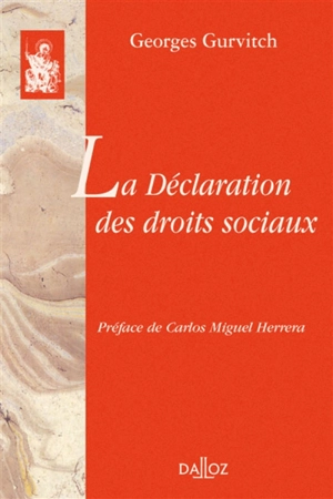 Déclaration des droits sociaux - Georges Gurvitch