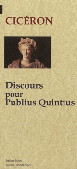 Discours pour Publius Quintius - Cicéron