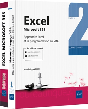Excel Microsoft 365 : apprendre Excel et la programmation en VBA - Jean-Philippe André