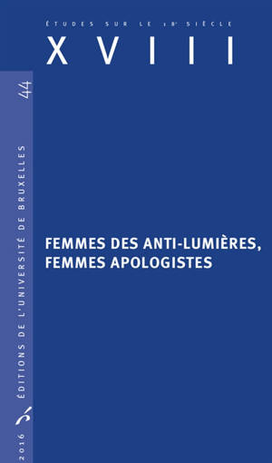 Femmes des anti-Lumières, femmes apologistes