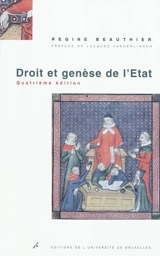 Droit et genèse de l'Etat - Régine Beauthier