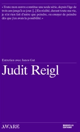 Judit Reigl : entretien avec Janos Gat - Judit Reigl