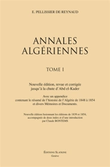 Annales algériennes - Edmond Pellissier de Reynaud
