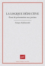 La logique déductive - Jerzy Kalinowski