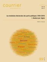 Courrier hebdomadaire, n° 2416-2417. Les évolutions électorales des partis politiques (1944-2019) : 1, analyse par région - Cédric Istasse