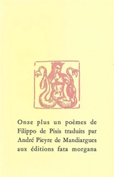 Onze plus un poèmes - Filippo De Pisis