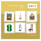 Jeu Mémo KATO "visite à l'église" - KATO