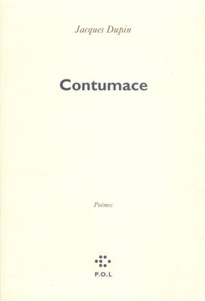 Contumace - Jacques Dupin