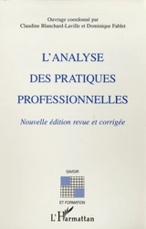 L'analyse des pratiques professionnelles