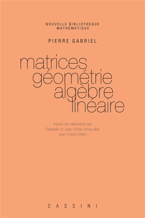 Matrices, géométrie, algèbre linéaire - Pierre Gabriel