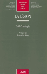 La lésion - Gaël Chantepie