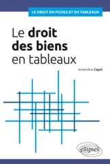 Le droit des biens en tableaux - Amandine Cayol