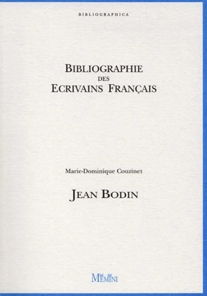 Jean Bodin - Marie-Dominique Couzinet