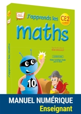 J'apprends les maths, CE2 : fichier de l'élève : version numérique simple pour les enseignants non adoptants - Pierre Clerc
