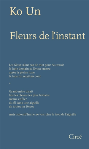 Fleurs de l'instant - Un Ko