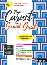 Mon carnet du grand oral : bac : ta préparation de A à Z jusqu'au jour J ! - Christine Farenc