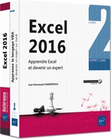 Excel 2016 : apprendre Excel et devenir un expert : coffret de 2 livres - Jean-Emmanuel Chapartegui