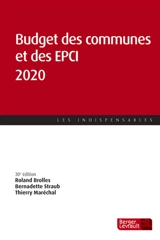 Budget des communes et des EPCI 2020 - Roland Brolles