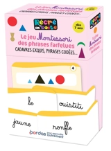 Le jeu Montessori des phrases farfelues : cadavres exquis, phrases codées... - Marie Constans