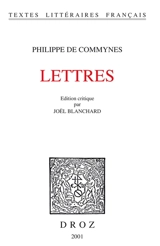 Lettres - Philippe de Commynes