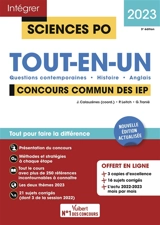 Tout-en-un, concours commun des IEP 2023 : questions contemporaines, histoire, anglais - Paul Leitch